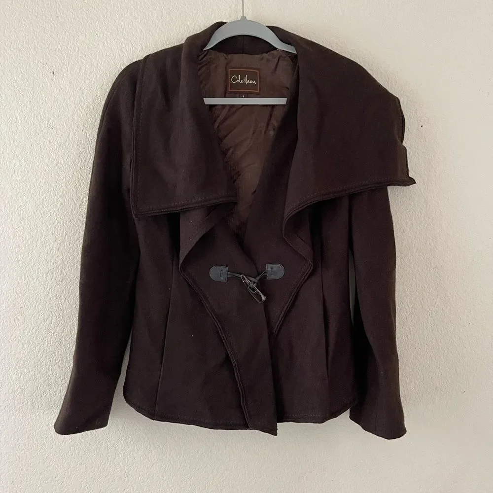 Cole haan wool and alpaca coat